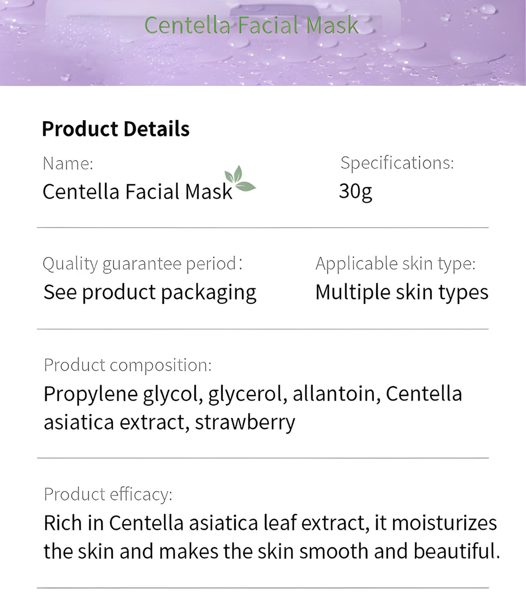 Centella Facial Mask